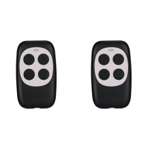 2X Duplicatore di Telecomando per Garage 280-868MHZ, Duplicatore di Telecomando Wireless Multifrequenza, Apriporta Universale, Grigio Bianco