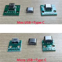 20PCS C Female Adapter Type C Female Jack 5PIN SMD SMT Type-C Socket Charging Port for PCB Welding DIY Repair Adapter