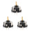 3X RKJXT1F42001 4-Way  Car Navigation Encoder Key Rocker  with Push  Encoder 1