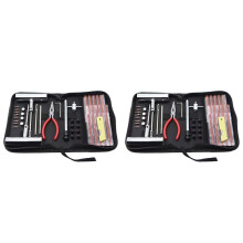 2X Tyre Repair Kit Motorcycle Car Accessories Studding Tool Set Puncture Pug Set Car Tire Repair Tool