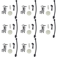 40Pcs Oil Pump Filter Pipe Hose Oil Nozzle Turbine Kit for 4500 5200 5800 45CC 52CC 58CC Chainsaw Spare