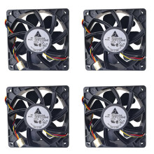 4X QFR1212GHE 6000RPM PWM Speed Control Fan 120X120X38mm 4 Wire 12V 2.7A for Bitmain S7 S9 S11 S15 T9 T17