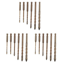 3X Four-Flute Sawtooth Eccentric Drill Bit, Four Edged Serrated Eccentric Drill, Four-Flute Sawtooth Eccentric Drill Bit