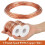 4 Rolls Soft Copper Wire Solid Bare Bendable Wire for Electroculture, Jewelry Making (12 Gauge 52.49Feet Per Roll) 6