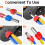 Ensemble de 1800 Embouts de Câble Double Isolés, Manchons Isolants Multicolores 6