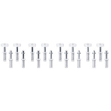 16X Bi-Fold Door Top Roller Guide Wheel and Top Pivot,Spring Loaded Bifold Door Hardware Kit,B