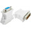 2x DVI TIL VGA ADAPTER DVI-I 24+5 HAN 1