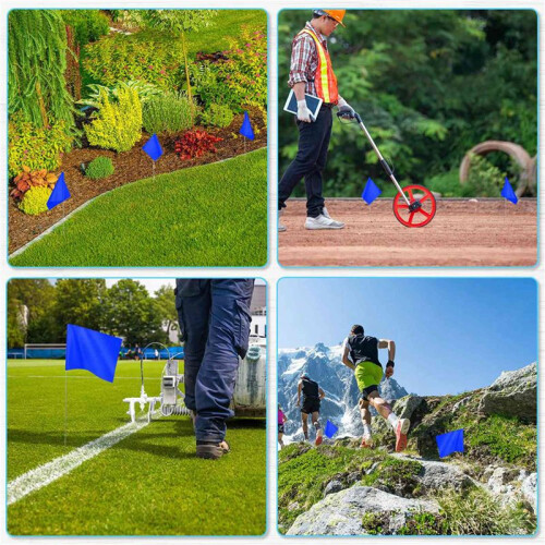 Marking Flags  Flags for Lawn 90 Pack, PVC Small Flags,Marking Flags Lawn Flags, Garden Flags,Survey Flags, 2