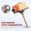 4X G1/2 Male Thread Hot Water Pipe Thermostat Temperature Controller 90 Celsius High Temperature Start Heating System 5