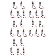 25 Stuks N20 Micro-Metalen Tandwielmotoren met Tandwielen, -Motoren, 60 Tpm, Langzame Snelheid, Volledig Metalen Reductiemotor, Speelgoed