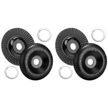 4 Pack Wood Grinding Wheel for Angle Grinder 125mm Wooden Carvings Wood Milling Cutter of the Milling Disk