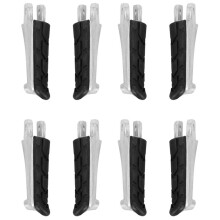 4 Set Motorcycle Front Footrest Pedal Foot Pegs Foot Pegs Pedals for Cb250 Cbr600F Cb600F Nc700