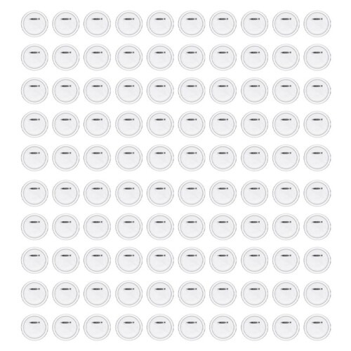 100PCS 1.5Inch Button Maker DIY Button Pins, Acrylic Design Button Badge Clear Button Pin Badges