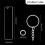 600 Pieces Rectangle Acrylic Key Chain Blank Transparent Acrylic KeyChain Blank 7