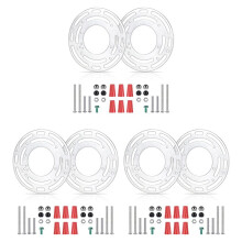 6 Pack Light Fixture Mounting Brackets, Ceiling Light Mounting Plate, Wall Light Mount Blocks with Screw and Nuts