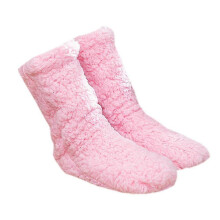 (Style 3) Furry Leg Warmers Over Knee High Fuzzy Socks Plush Slipper Stockings High Long Furry Leg Winter Home Sleeping Socks For Women Men