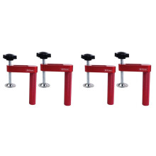 4pcs Dog Hole Clamp Woodworking Bench Stop Bench Dog Clamp Aluminum Alloy Desktop Fixed Clip - Hold Down Clamps 20mm