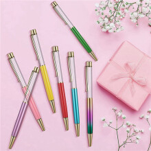 66 Colorful Empty Tube Floating DIY Pens,Metal Pens, Building Your Favorite Liquid Sand Pens Supplies for Many Occasions
