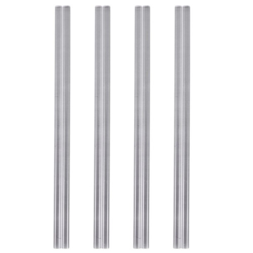 8 Peças 10Mm Transparente Redondo Perspex Barra Acrílica PMMA Haste Extrudada 12 Polegadas Comprimento