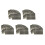 75X Etichette Adesive Autoadesive con Codice Rotondo da 19 mm. Etichette Adesive Nere 1