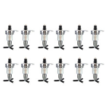 12Pcs 45Ml / 1.0Oz Bar Butler Dispensador de Boquilla de Repuesto Montado en la Pared para Portador de Botella Giratorio de Licor