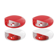 Juego de 4 Enrolladores Automáticos de Cable para Auriculares: Caja de Almacenamiento Portátil, Organizador y Soporte para Gestionar Cables.