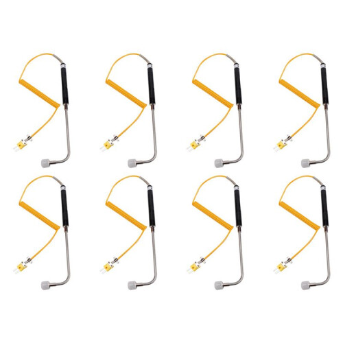 8X NR-81533B K Type Sensor Right Angle Surface Temperature Probe High Temperature Thermocouple -50 to 500