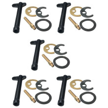 5X Lavabo para Lavabo M8 Lavabo Monobloque Kit de Fijacion de Fijacion Perno Cocina Soporte