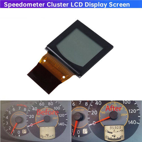2X Instrument Speedometer Cluster LCD Display Screen for  Quest 2004-2006 4DR Dashboard Pixel Repair LCD Screen 2