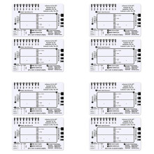 8pcs ECG 7 Step Ruler,ECG 7 Step Ruler for ECG/EKG Interpretation,ECG Reference Guide Ruler,EKG Calipers Measuring Tool