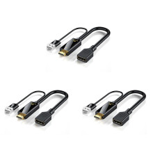 3X -Compatibele Mannelijke Naar Vrouwelijke Converterkabel 4K@60Hz -Compatibele Naar DP-Converteradapterkabel