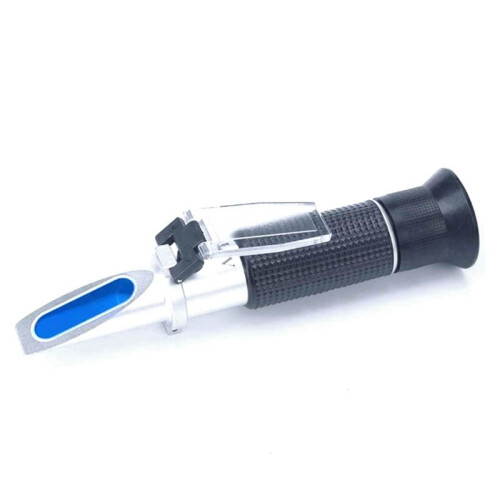 2X Brix Refractometer with ATC Dual Scale - Specific Gravity & Brix Hydrometer in Wine Making