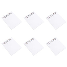 6X Funny Sticky Note, to Do List Notepad Funny Stationery, Office Supplies, Notebook Labels, Desk Sticky Note 50 Pages,A
