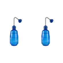 2X Regadera para Plántulas, Regadera Pequeña para Plantas de Interior, Jardín, Flores, 0,45 L, Color Azul