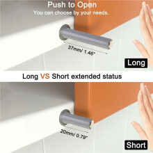 Push To Open Cabinet Hardware 50Pack Push Spärr & Lås för Dold Dörr Touch Spärrar och Spärr Push Release Låda Kort