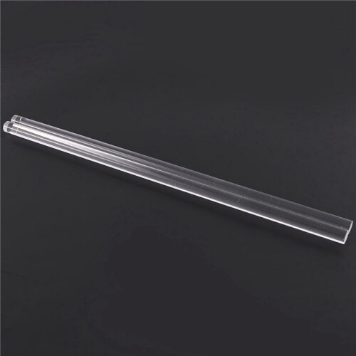 8 Peças 10Mm Transparente Redondo Perspex Barra Acrílica PMMA Haste Extrudada 12 Polegadas Comprimento 2
