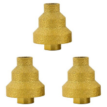 3pc 20-35-50mm Diamond Chamfer Drill Bit Angle Grinder Saw M10 Thread for Enlarge Marble Tile Masonry Concrete Porcelain