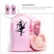 Bolsa de Baile de 8 Piezas, Bolsa de Almacenamiento para Zapatos, Organizador de Ballet, Bolso, Bolsa para Zapatos de Ballet, Rosa
