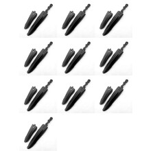10X Black Mountain Bike Bicycle Road Tire Front Rear Mudguard Set Mud Guard Flying Fish