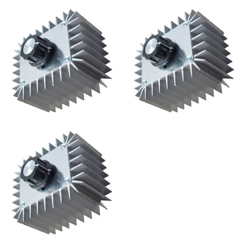 3X AC 220V 5000W SCR Voltage Regulator Motor Speed Controller Light Dimming Dimmers Thermostat 5000W