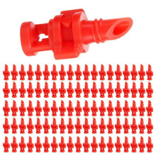 200PCS 360 Degree Misting Nozzle Irrigation,Sprinklers Sprayer for Garden Irrigation System, Sprayer Automizing Drippers