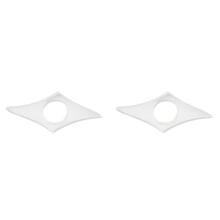 2X Clear Page Spreader (Large - 25 Mm) Thumb Ring Page Holder - Transparent Thumb Bookmark - Reading Accessories