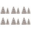 120Pcs P80 Plasma Torche Consommable Découpe CNC 80A P80 Plasma Torch Pointe ÉLectrode Buse 1