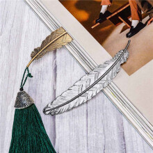 135 Pieces of Metal Bookmarks Feather Bookmarks Feather Bookmarks for Students