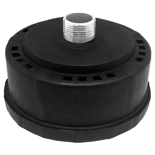 4pcs 25mm/1Inch Air Compressor Noise Reducer Silence Filter,Plastic Shell Round Muffler Filter 1