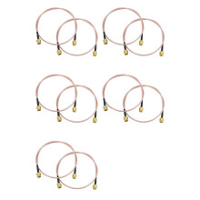 10x Kabel SMA Male WiFi Kabel Antenne 50 cm Coaxkabel SMA Male Naar SMA Male Coaxiale Connector SMA Male RG316 SMA Male