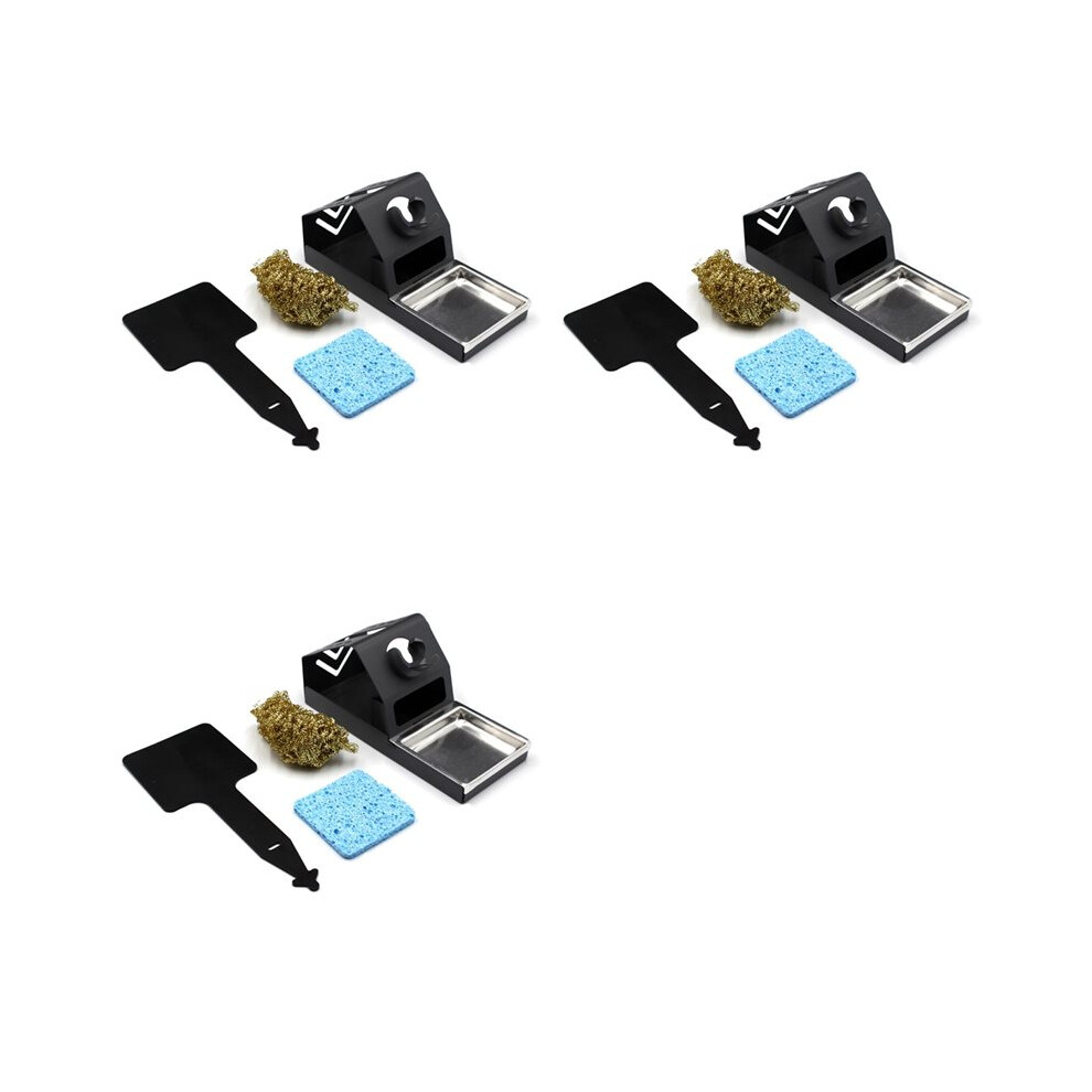 Photos - Other Hand Tools 3X T12 Soldering Iron Station Stand Stable Welding Solder Iron Tips Holder with Insulation Pad Brass Wire Tip
