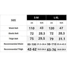 (XXL, Red) Women's 3 In 1 Waist Trainer Shaping Neoprene Thigh Shaper