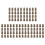 100 Pieces M6x 15mm Hexagon Socket Screw Thread Insert Nut for Wood 1