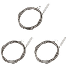 3 Pcs 1.5M Inlet and Outlet Pipe Cleaning Spring Brush Long Brush Beer Fermentation Tank Tube Hose Cleaner